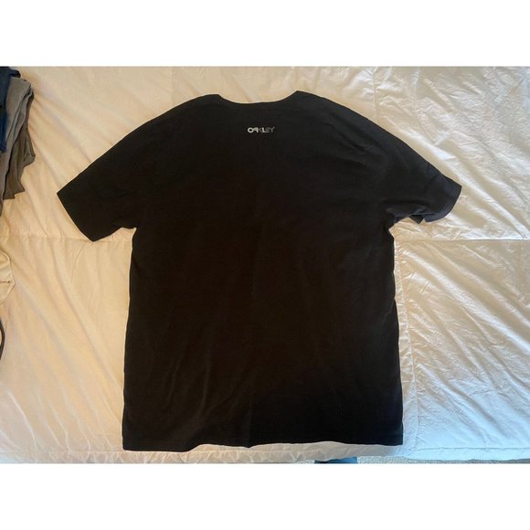 Oakley T Shirt Adult Extra XL Regular Fit Tee Short Sleeve Black Mens - Picture 4 of 5